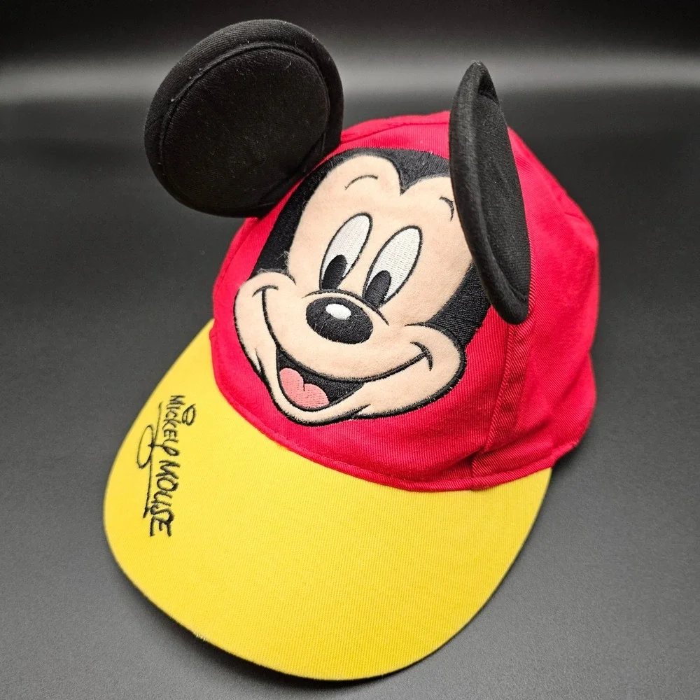 Kids Toddler Disney Walt Disney World Mickey Mouse‎ Red Yellow Baseball Cap